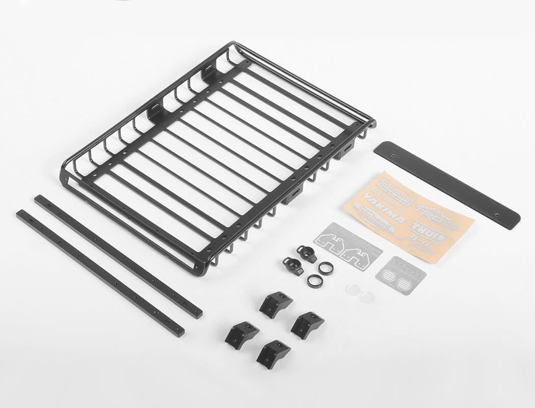 RC4WD CHOICE ROOF RACK W/RAILS AND REAR LIGHTS FOR 1985 TOYOTA 4RUNNER HARD BODY