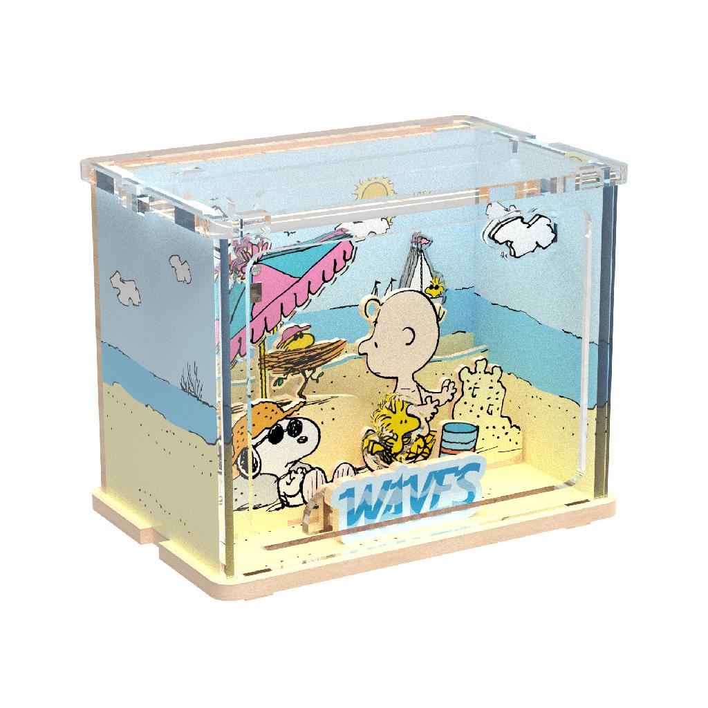 Puremind Peanuts™ Snoopy & Charlie Brown Chilling At The Beach