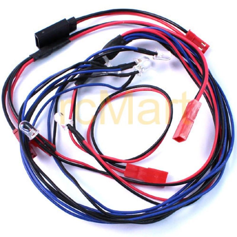 Yeah Racing Ultra Bright F/R LED Light Kit for 1/10 EP & GP (BU) with Light Holders