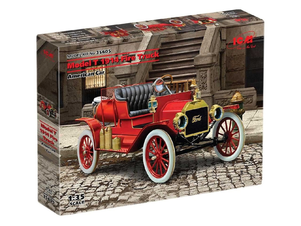 Icm Model T 1914 Fire Truck, American Car
