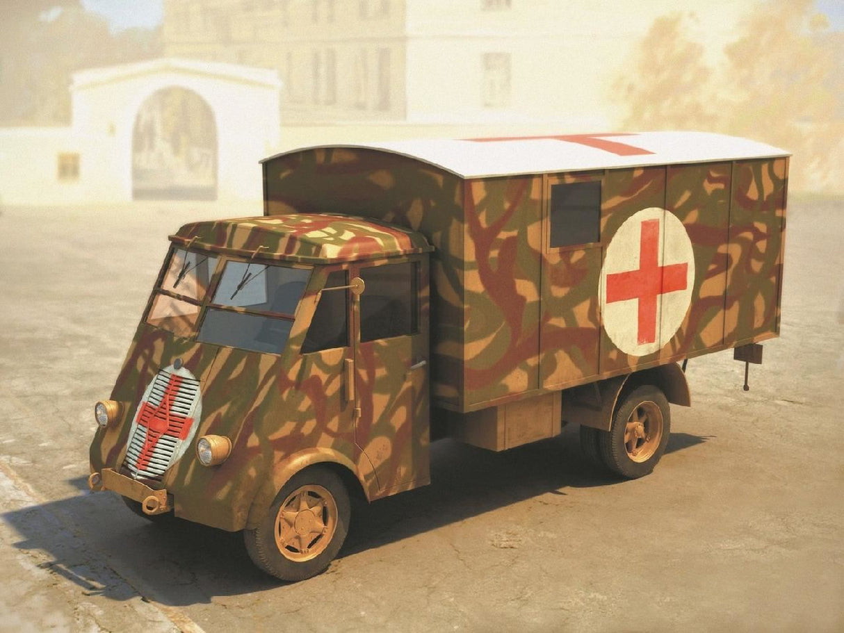 Icm Lastkraftwagen 3,5 T Ahn With Shelter, Wwii German Ambulance Truck