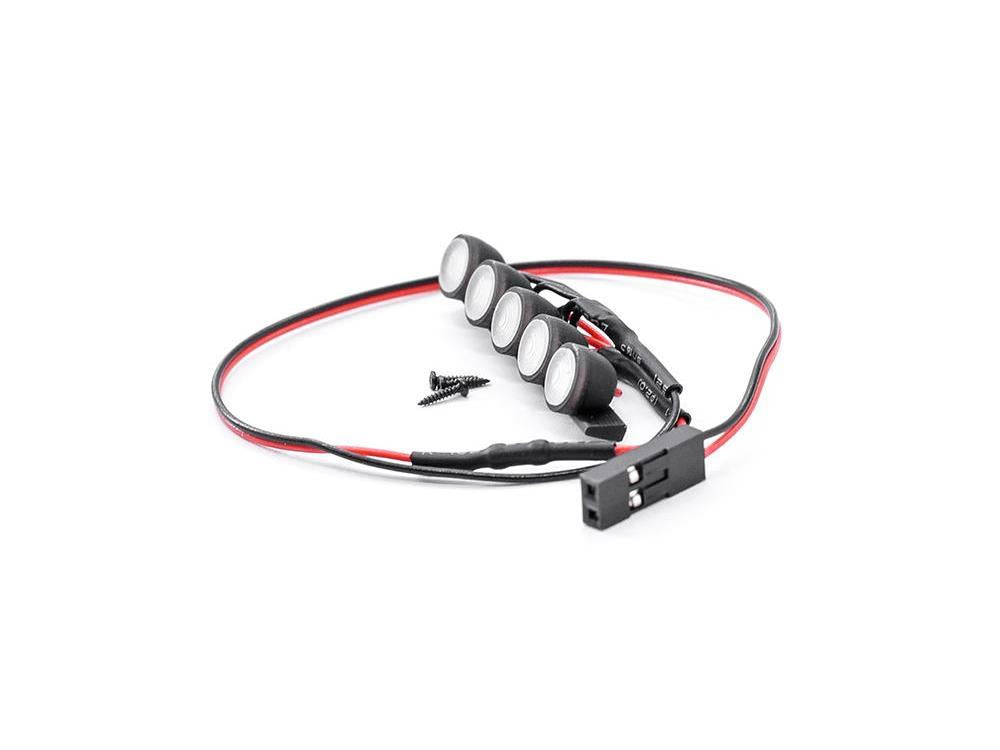 RC Overhaul Roof Light Bar Round (Bronco) SCX24