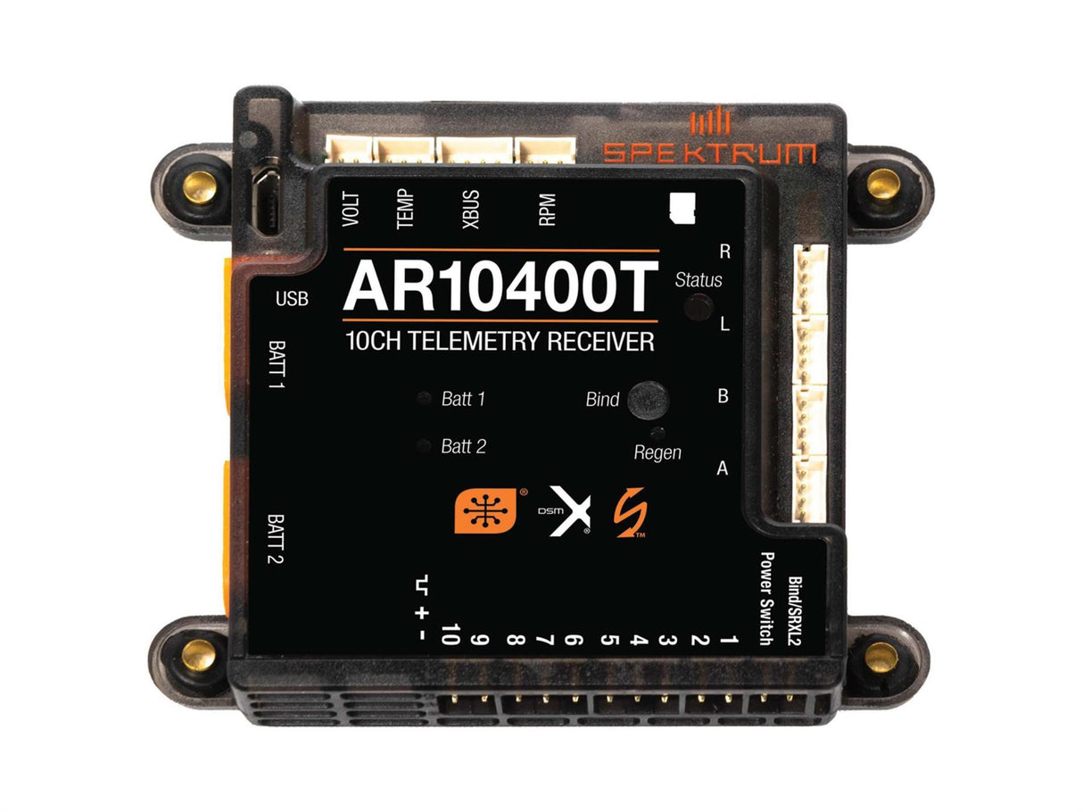 Spektrum AR10400T 10 Channel PowerSafe Telemetry Receiver