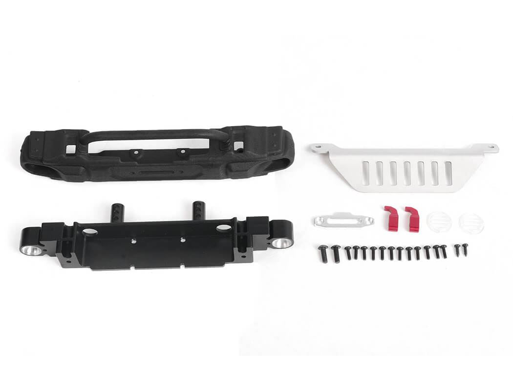 RC4WD OEM NARROW FRONT WINCH BUMPER W/ STEERING GUARD FOR AXIAL 1/10 SCX10 III JEEP (GLADIATOR/WRANG