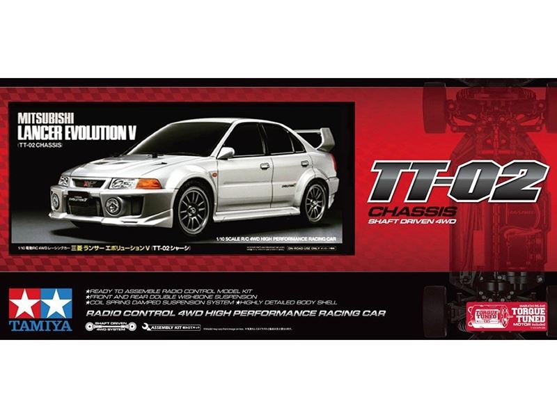 Tamiya Mitsubishi Lancer Evo V - TT-02