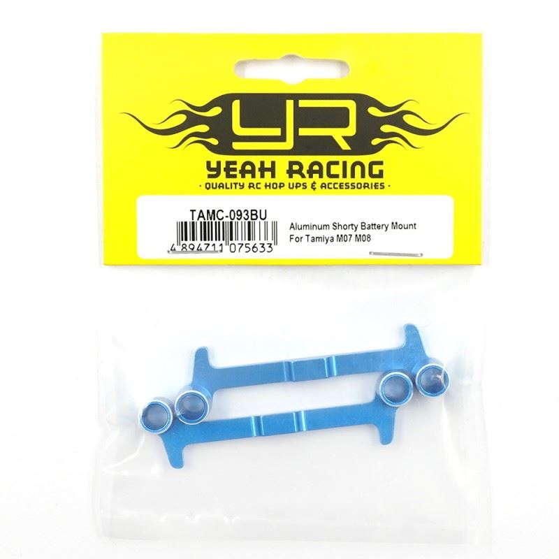 Yeah Racing Aluminum Shorty Battery Mount For Tamiya M07 M08