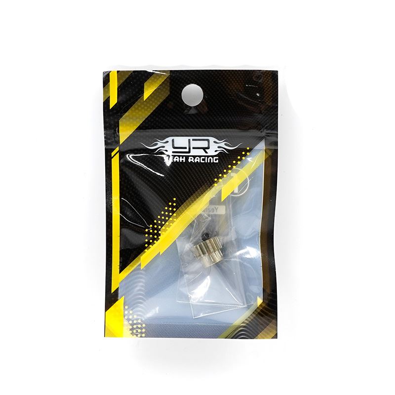 Yeah Racing Aluminum 7075 Hard Coated Motor Gear/Pinions 0.6 16 Teeth For Tamiya Car Kits