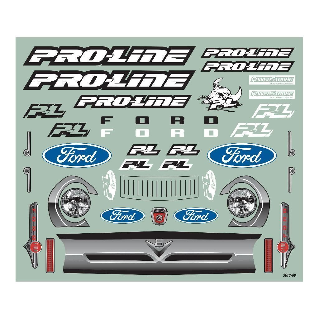 Proline 1/5 Pre-Cut 1956 Ford F-100 Clear Body: Kraton 8S