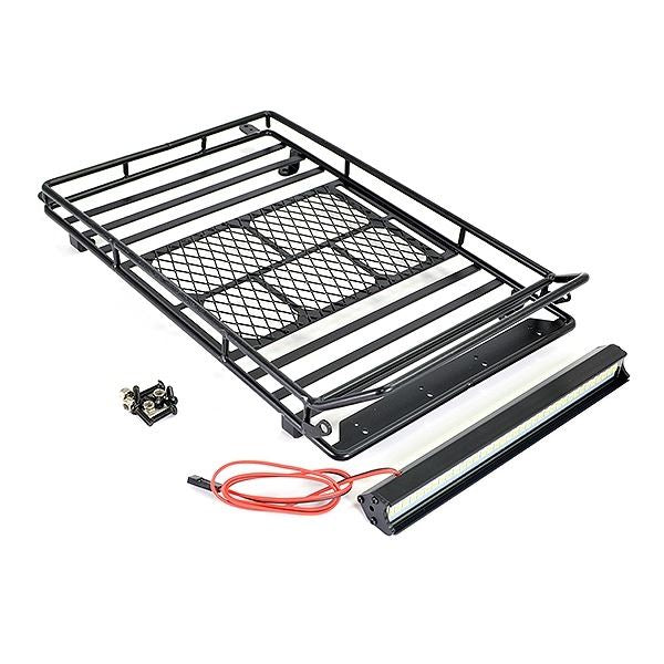 FASTRAX ROOFTOP LUGGAGE RACK W/LED LIGHT BAR (230X143X25MM)