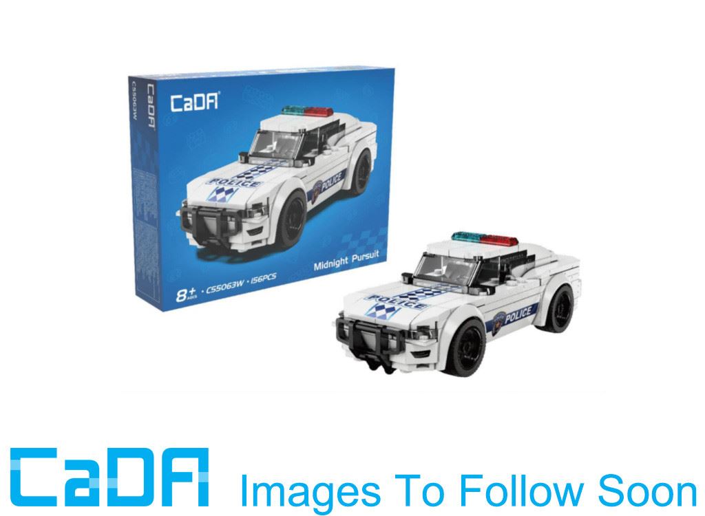 Cada Midnight Pursuit Police Car - 156 Pcs