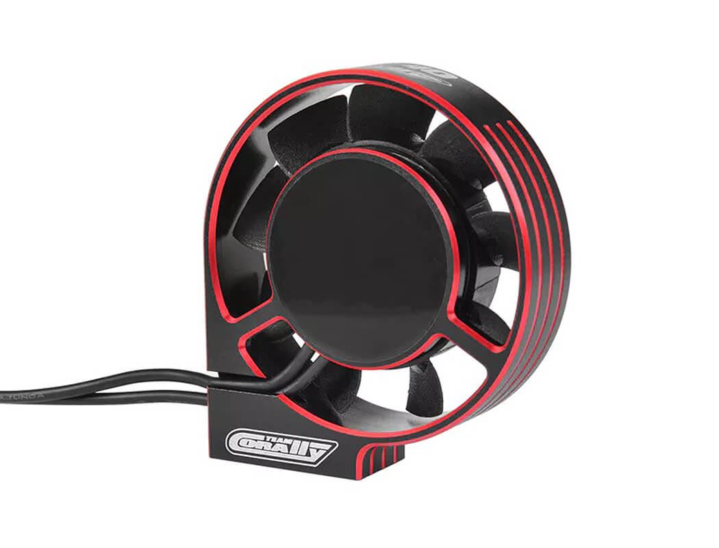 CORALLY ESC ULTRA HIGH SPEED FAN XF-40 BEC CONN. 40MM BK/RE