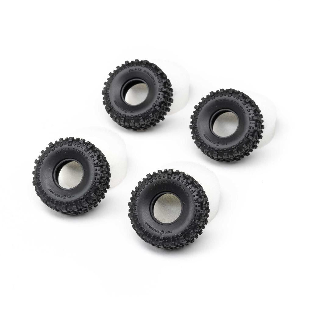 Axial Tires & Foam (4), Bogger: Scx30