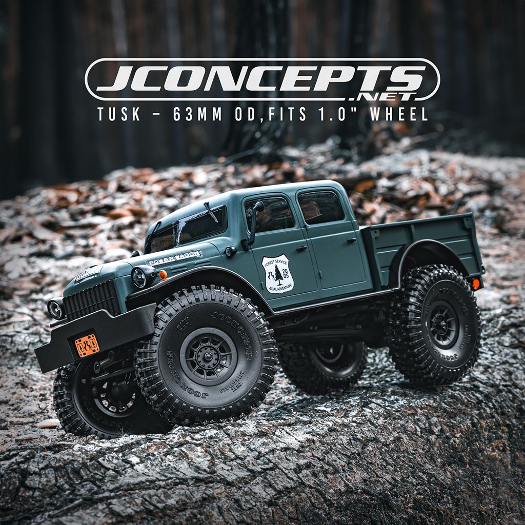 Tusk - Green 63mm OD- Fit 1.0in Wheel