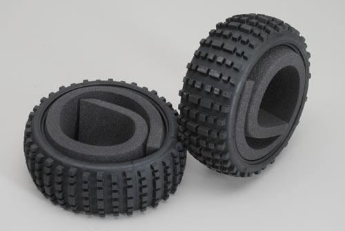 FG Modellsport Baja tires S wide with inserts 2pcs