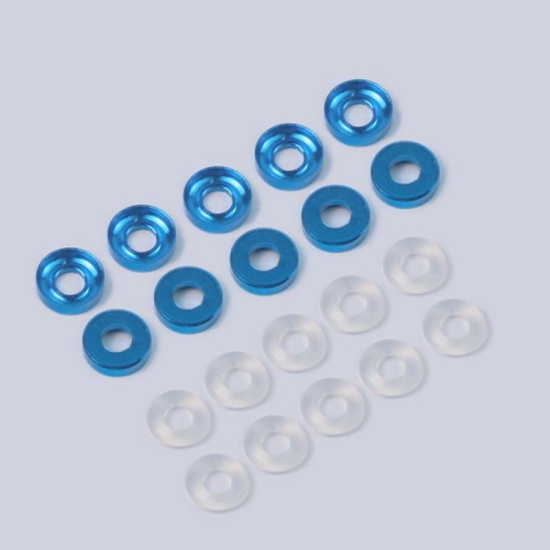 Yeah Racing Chassis Tweak Adjustment Washer (BU) for GP & EP