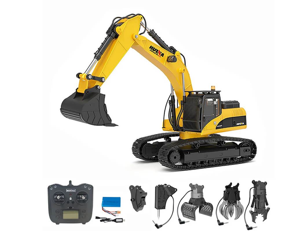 Huina 1/14 Full Alloy 23Ch 2.4G Excavator Version 5.0