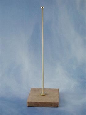 Radio Active Vertical Flagstaff Complete (Brass)(Pk2)