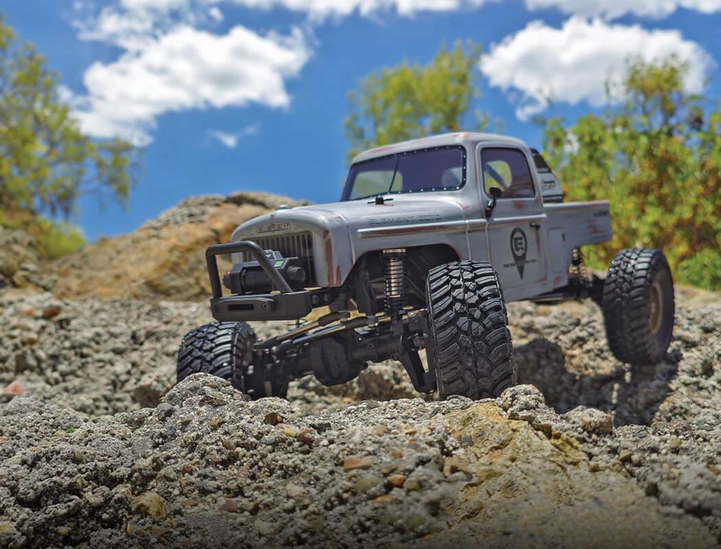 Element Rc Enduro Ecto Trail Truck Rtr Grey W/Portal Axles