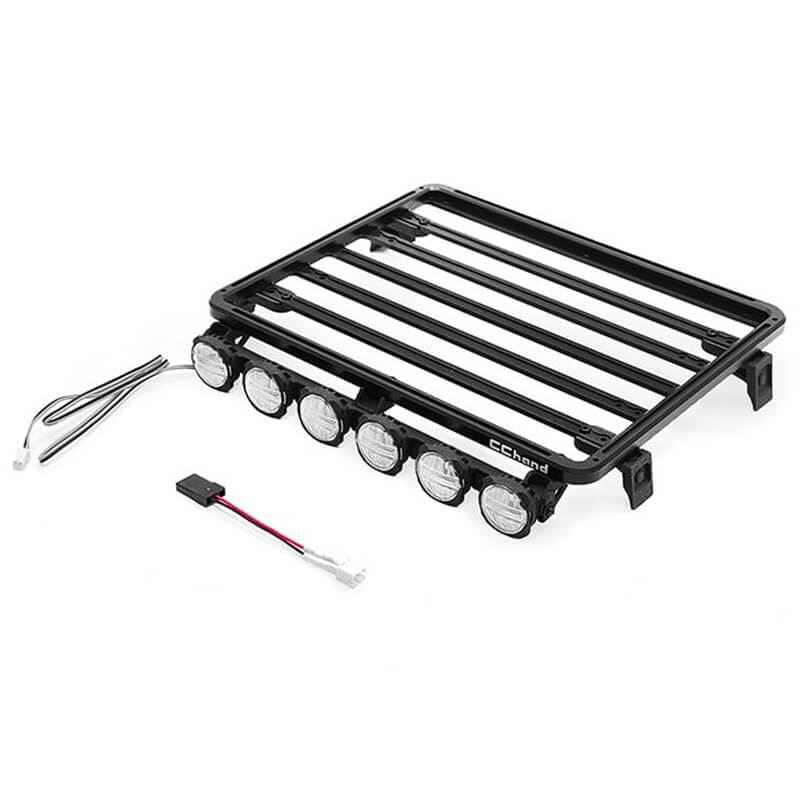 RC4WD SPARTAN ROOF RACK AND LI GHTS W/ LED FOR ENDURO BUSHIDO