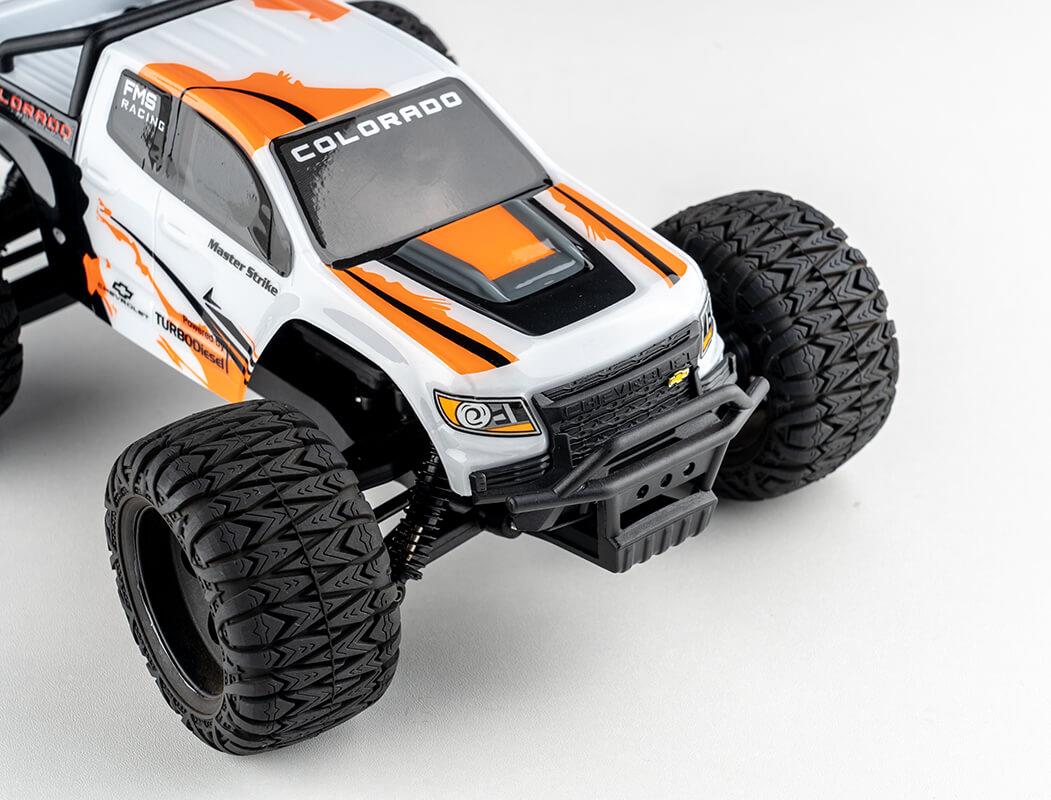 FMS FMT24 1/24TH CHEVROLET COLORADO TRUCK RTR - WHITE