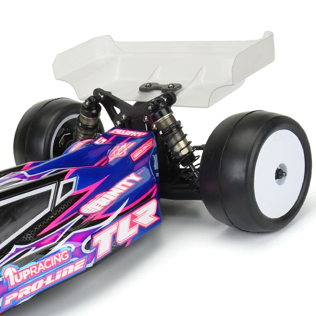 Pro Pre-Cut Air Force 7In Clear Rear Wing (2) For 1:10 Buggy