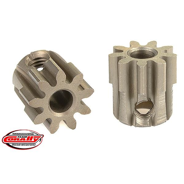 Corally 32 Dp Pinion Short Hardened Steel 9 Teeth Shaft Dia. 3.17mm
