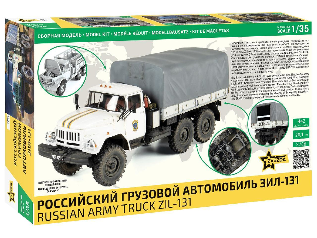 Zvesda Russian Army Truck Zil-131