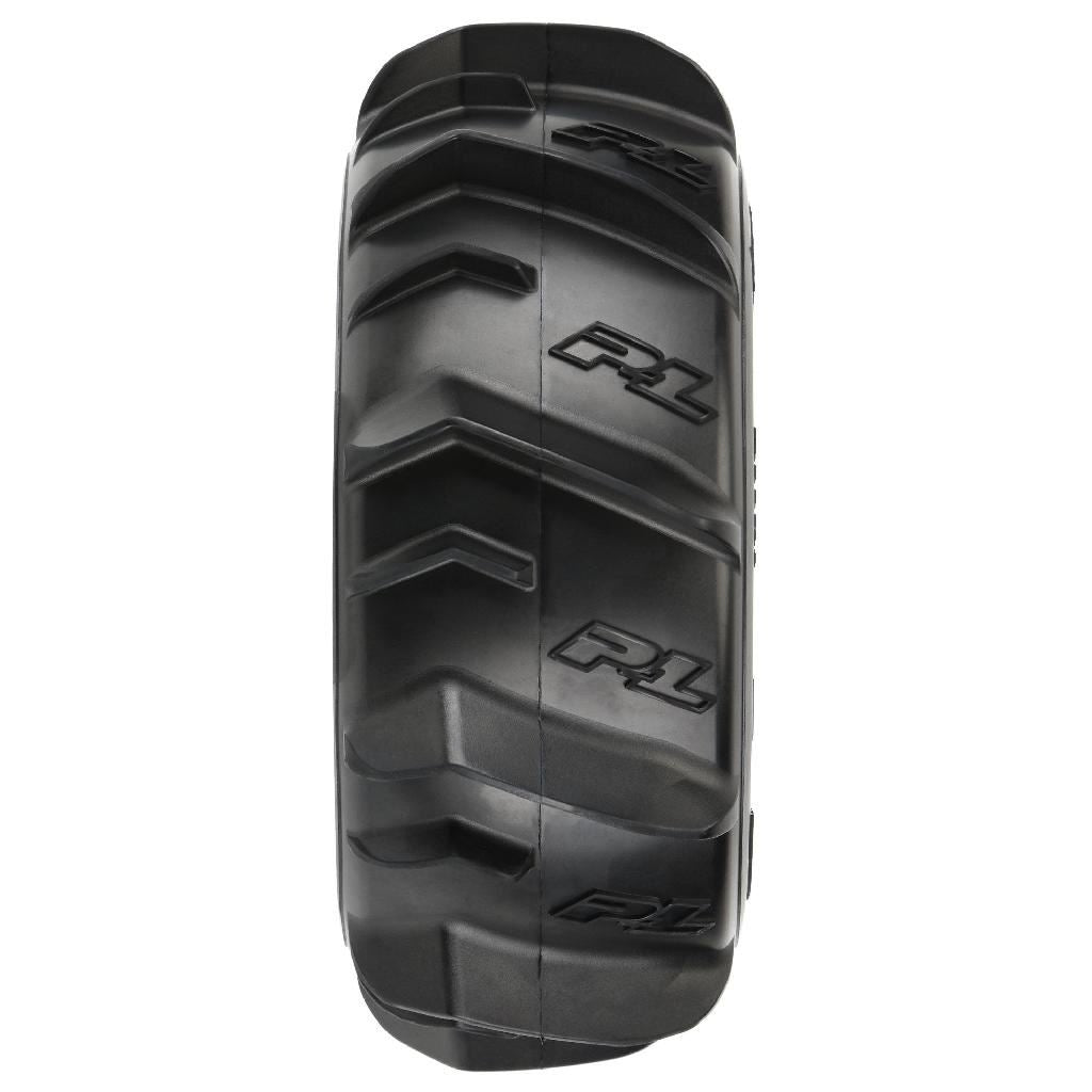 Proline Dumont Sand/Snow Tires Mounted On Raid Black 6X30 Removable