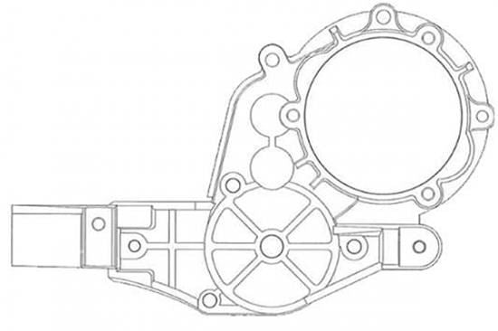 Tamiya Gear Case L For 58441