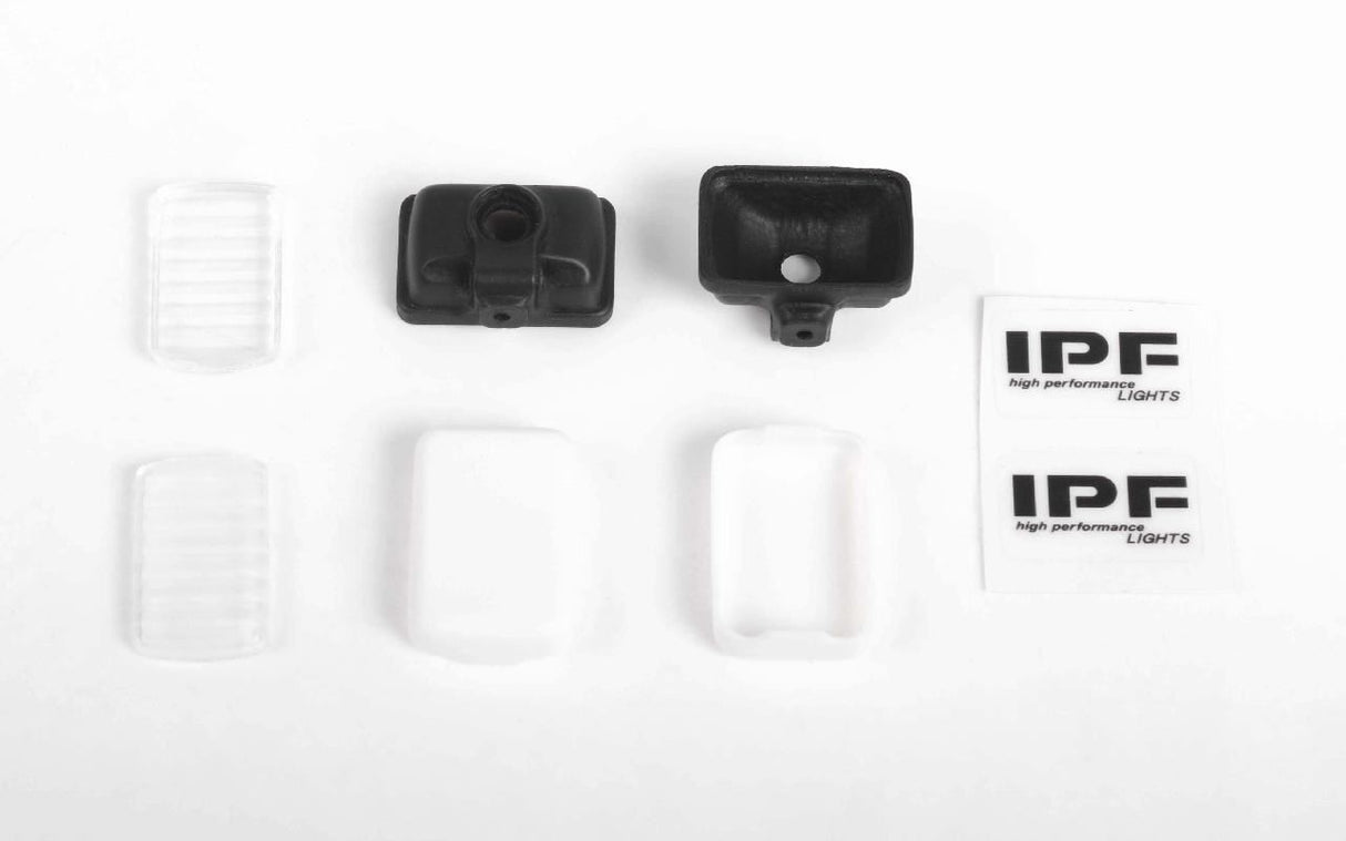 RC4WD RANCH FRONT GRILLE W/IPF LIGHTS FOR TRAXXAS TRX-4 CHEVY K5 BLAZER (SILVER)