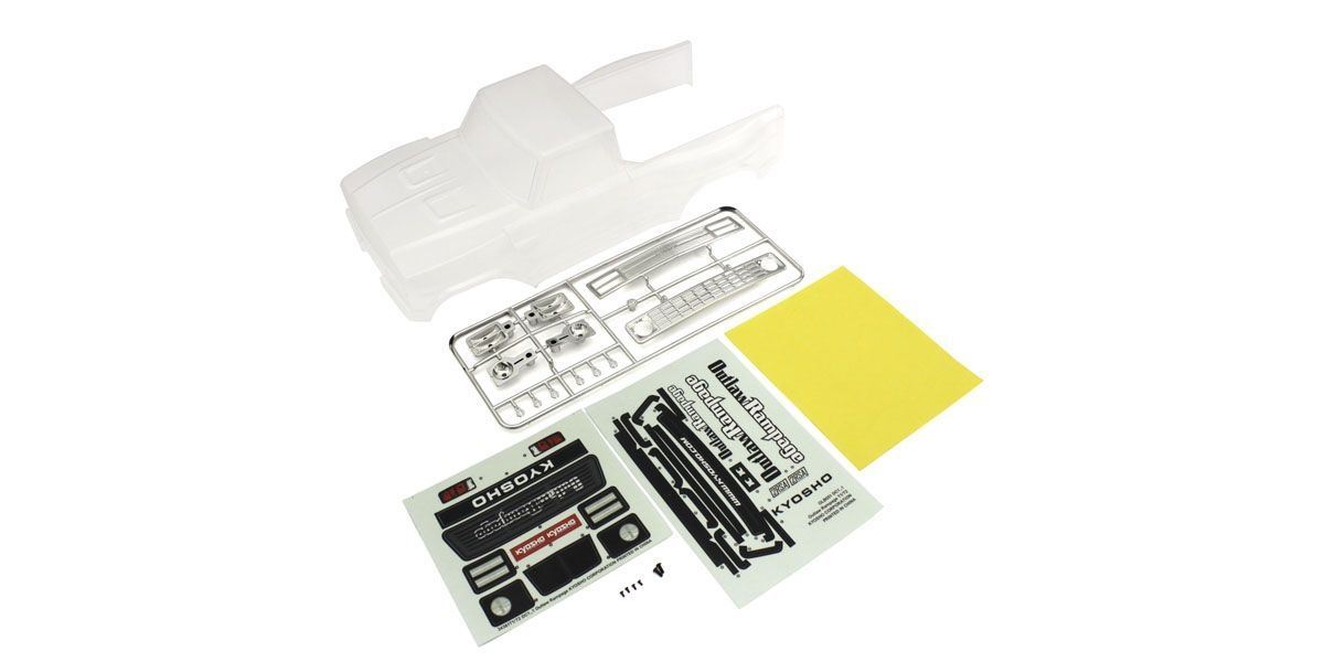 Clear Bodyshell Kyosho Outlaw Rampage Pro