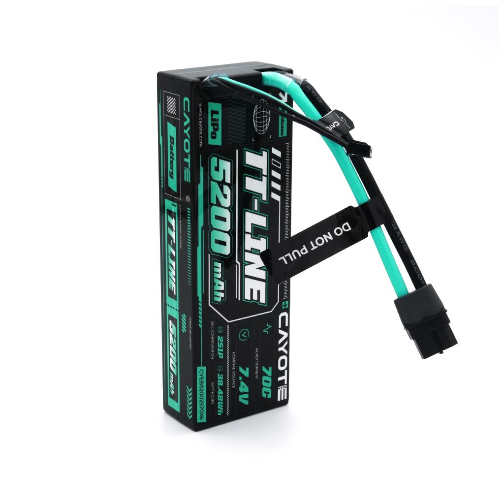 Cayote Tt-Line 70C 5200Mah 2S 7.4V Hardcase Lipo