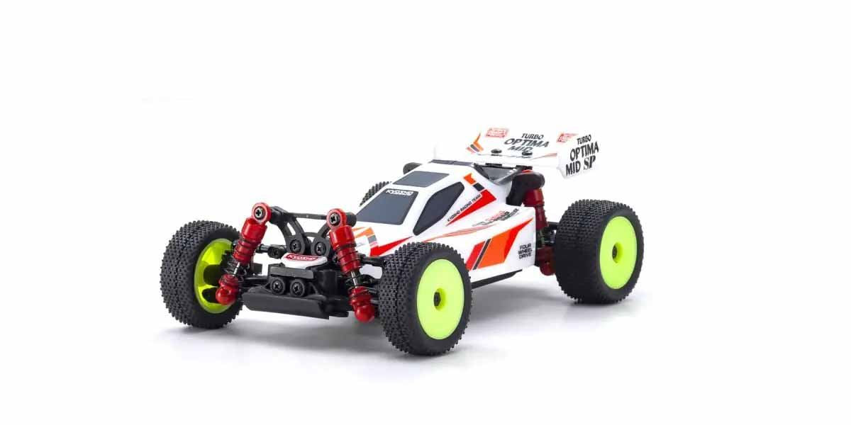 Kyosho Mini-Z Mb010 Readyset 4Wd Turbo Optima Mid Special White