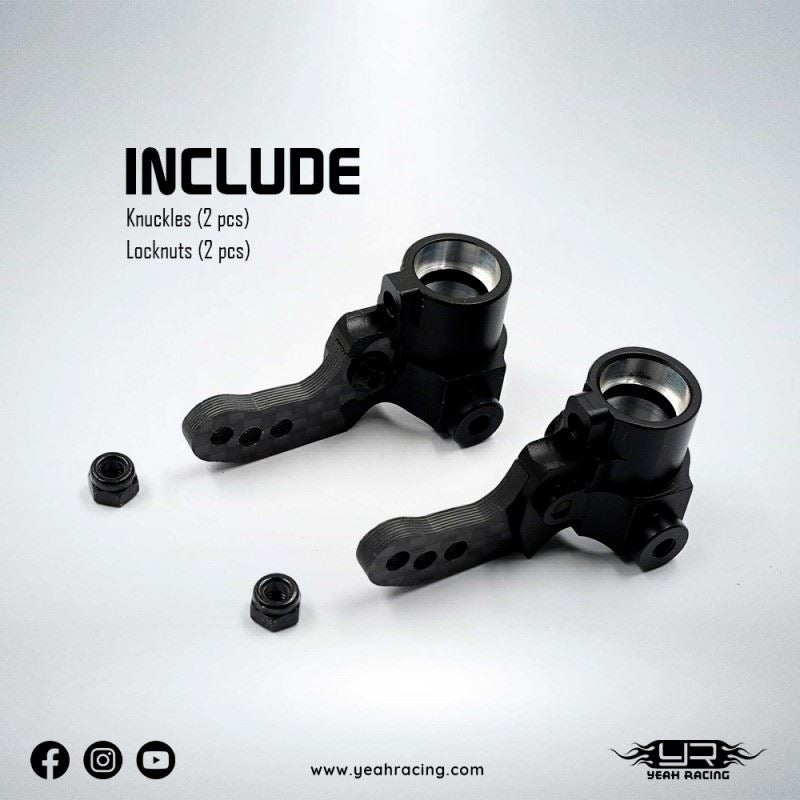 Yeah Racing Aluminum 7075 Steering Block For Xpress Xm1 Xm1S Am1 Am1S Fm1S