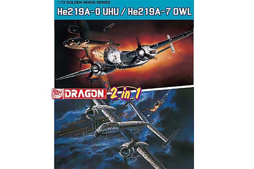 Dragon 1/72 He219A-0 Uju/He219A-7 Owl(2In1