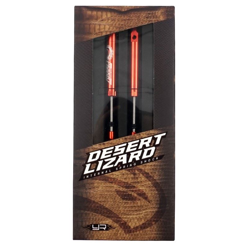 Yeah Racing 100mm Desert Lizard Piggyback Internal Spring Damper Red