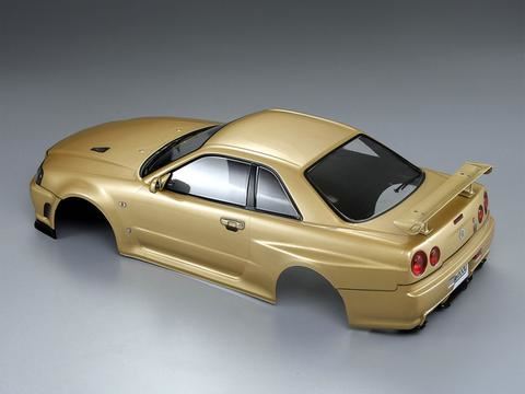 KILLERBODY NISSAN SKYLINE R34 195MM FINISHED BODY-GOLD