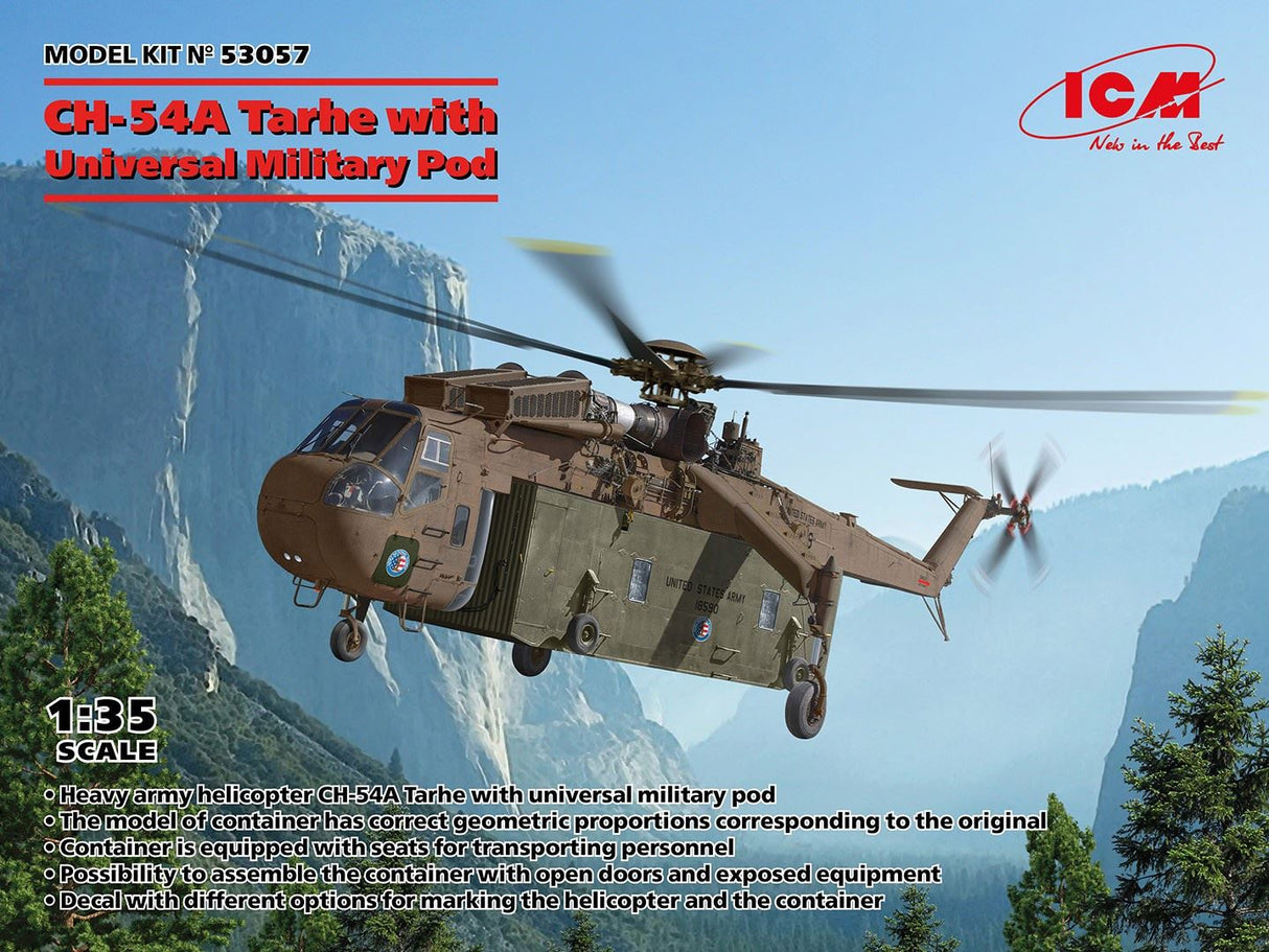 Icm Ch-54A Tarhe With Universal Military Pod