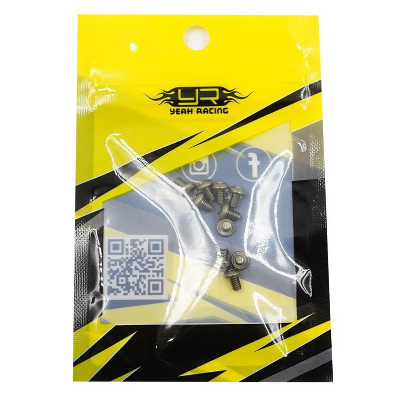 Yeah Racing Titanium G2 Hex Socket Button Head Machine Screw (3X5Mm)- 10Pcs