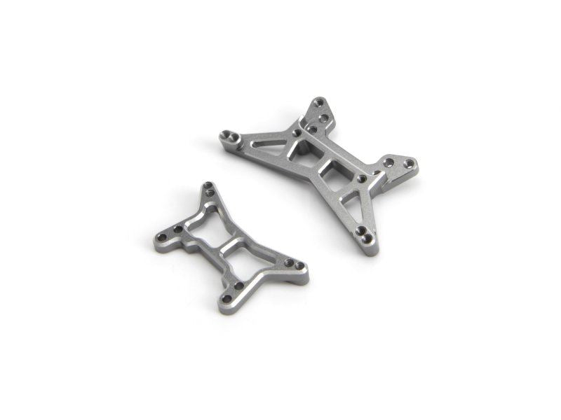 Aluminum Shock Tower Set (Front/Rear/Grey)