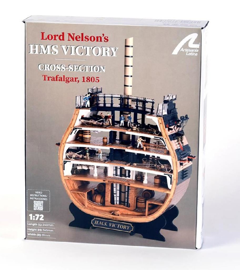 Artesania HMS VICTORY CROSS SECTION 1/72