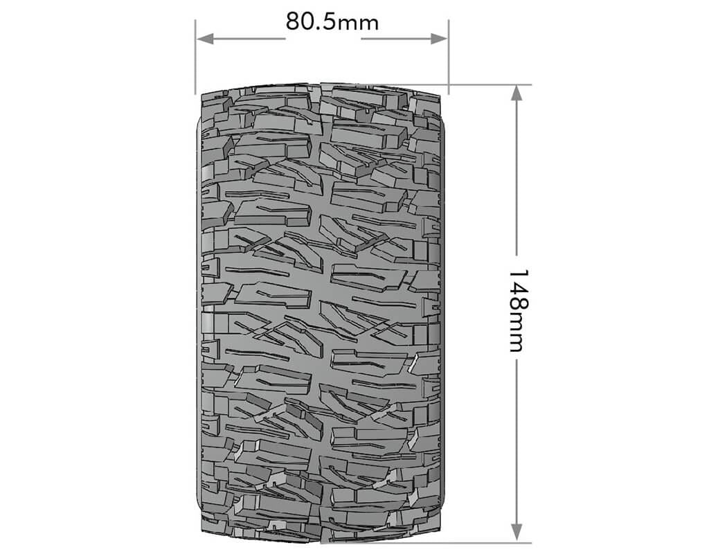 LOUISE RC MFT MT-MALLET 1/8 0 & 1/2 OFFSET HEX 17MM