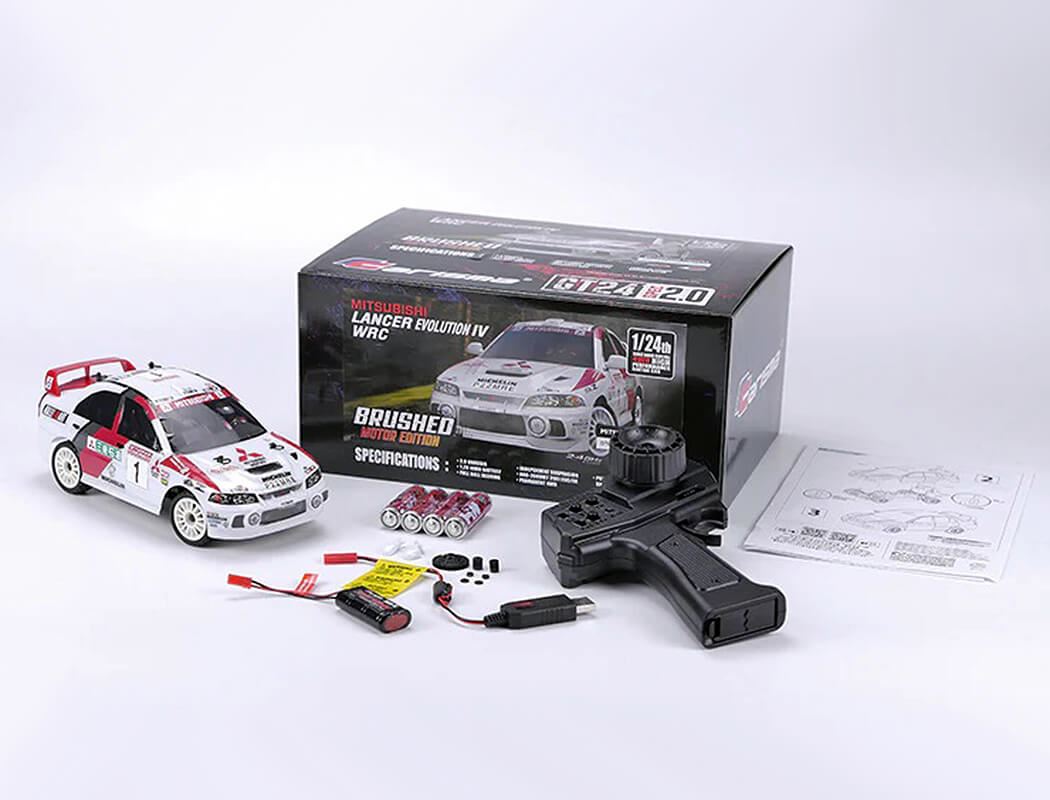 Carisma Gt24 2.0 Mitsubishi Evo 4 Brushed Edition 1/24 Rtr