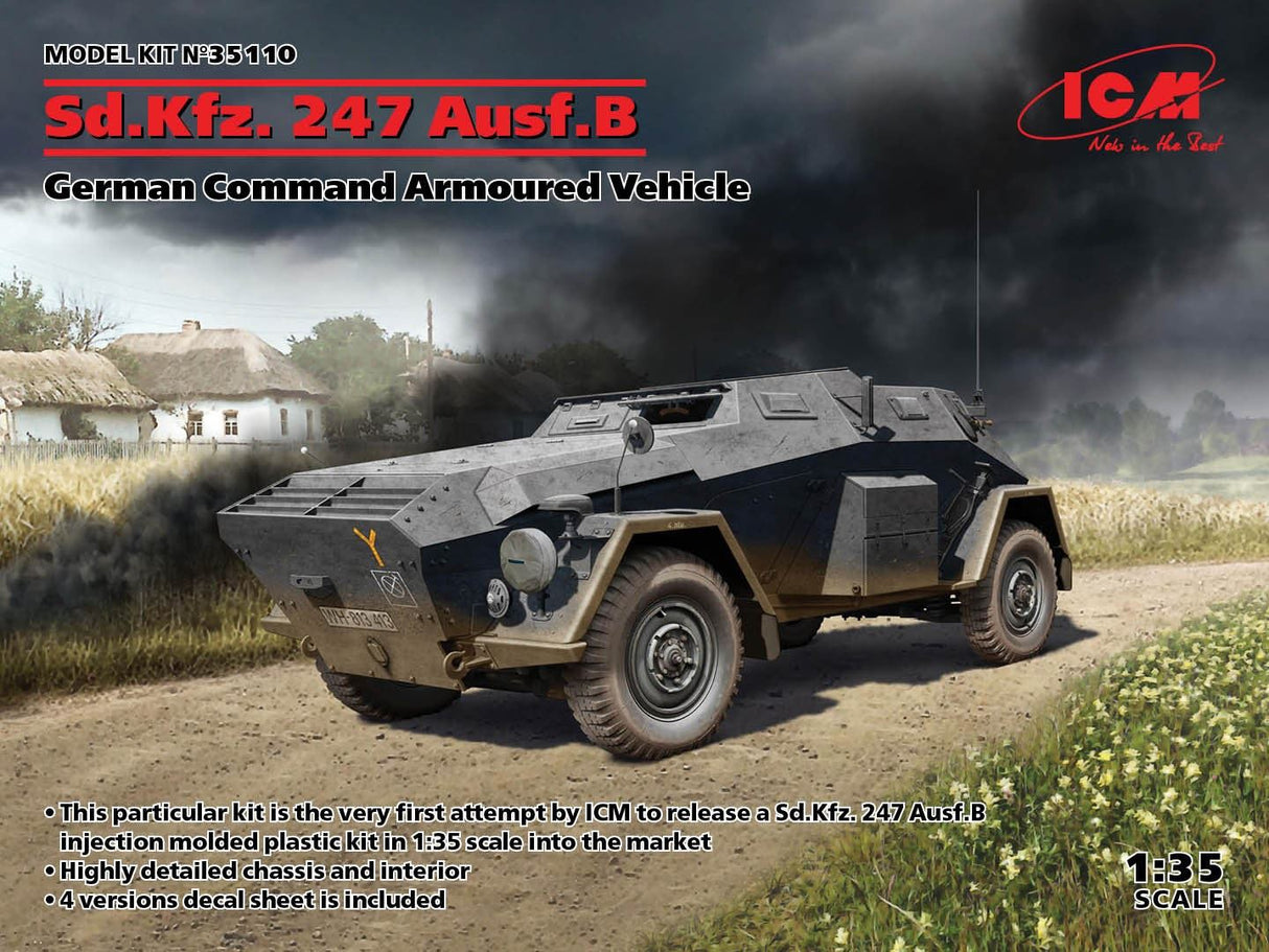 Icm Sd.Kfz. 247 Ausf.B, German Command Armoured Vehicle
