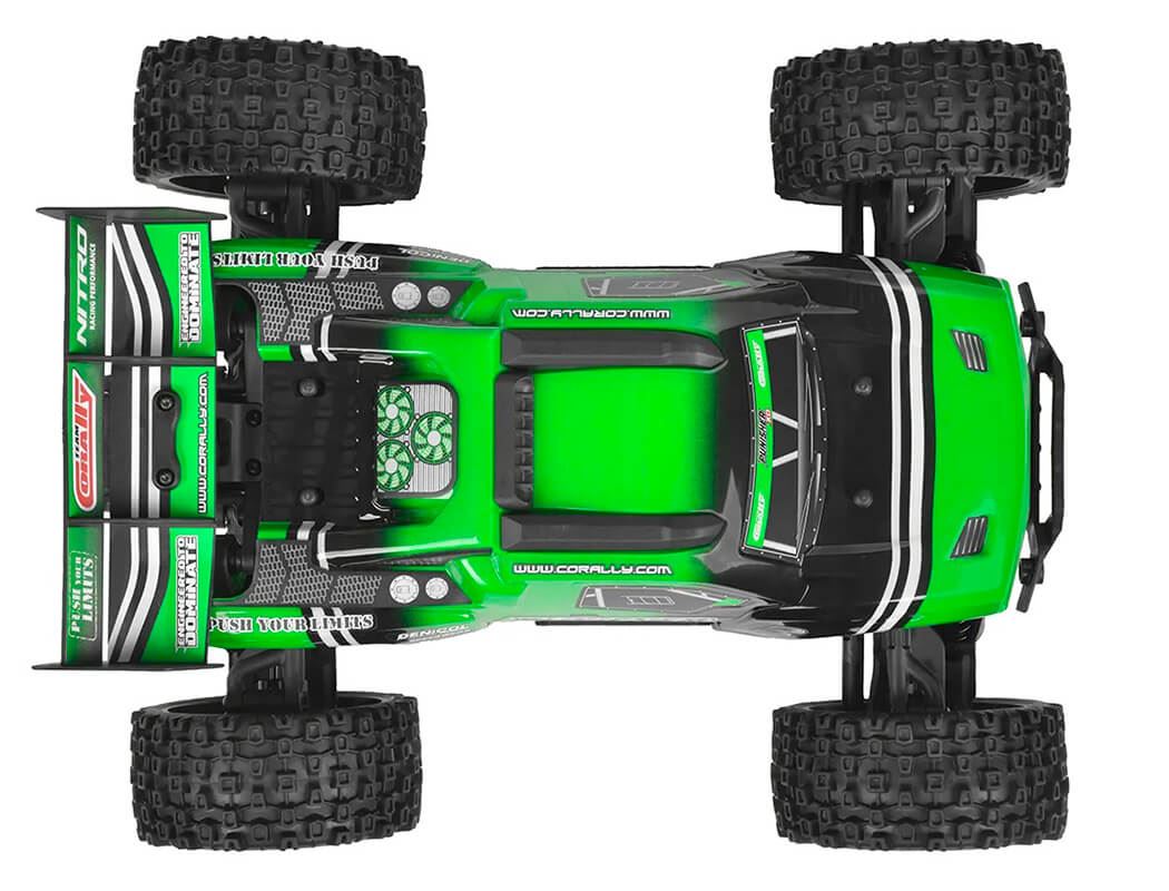 Corally Punisher Xd Rtr Truck - Green