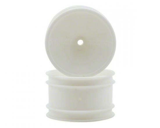 Schumacher 2WD/4WD Rear Wheel - Flexible White - 1 Pair