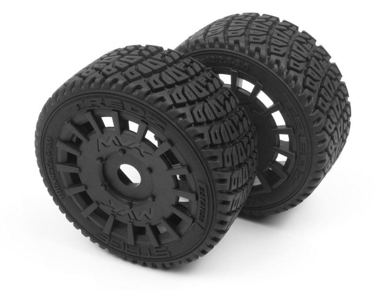 Tredz Stage Belted Tire (100X42Mm/2.6-3.0In/2Pcs)