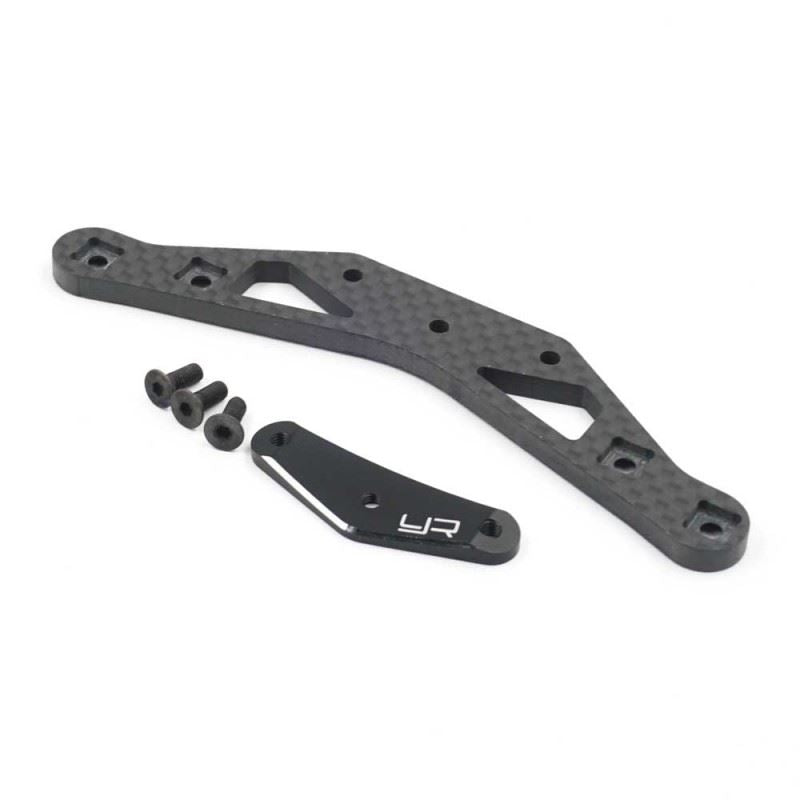 Yeah Racing Aluminum Graphite Super Lightweight Bumper Set For 3Racing Sakura D5