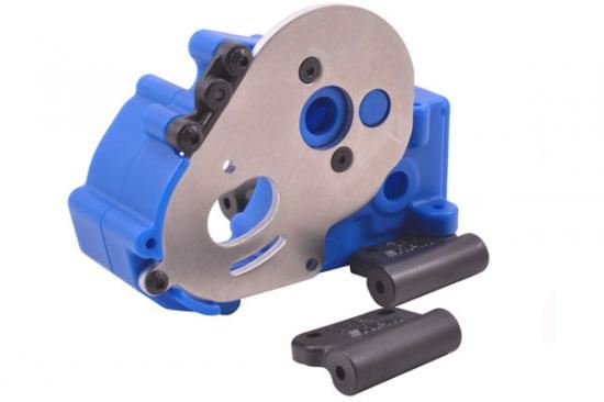 RPM TRAXXAS 2WD HYBRID GEARBOX HOUSING AND REAR MOUNTS BLACK