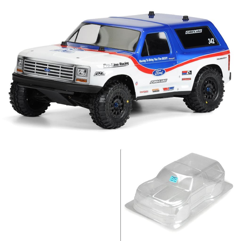Proline 1/10 1981 Ford Bronco Clear Body: Short Course